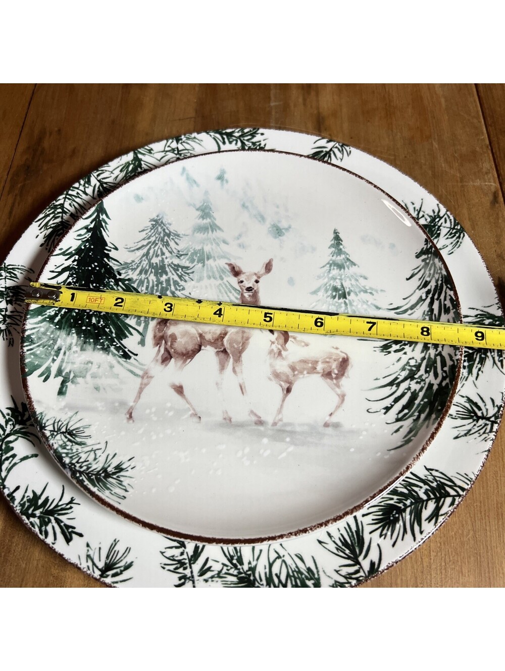 Robert Stanley Aspen Cove Deer & Doe 4pc Dish Set, New - Picture 7 of 9